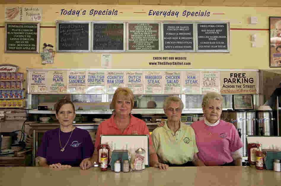 Staff at The Silver Skillet restaurant, 2011