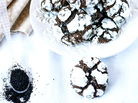 Chocolate-Mint Tea Crinkle Cookies Chocolate-Mint Tea Crinkle Cookies