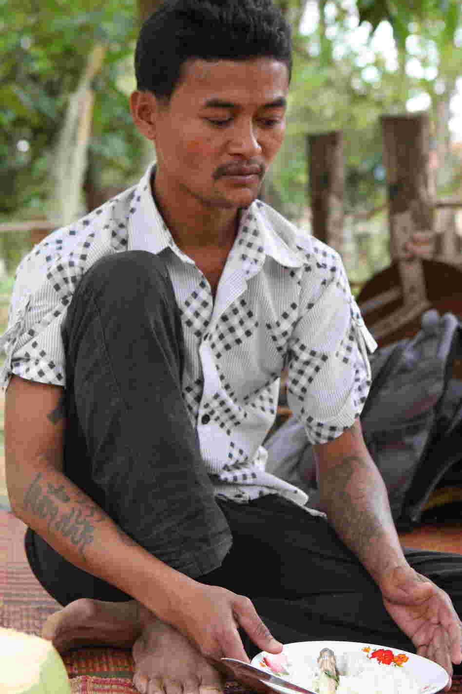 Vannak Prum of Cambodia was trafficked onto a Thai fishing boat and forced to work for three years before he escaped by jumping overboard. He was honored at the State Department in Washington on Tuesday as the U.S. issued its annual report on human trafficking around the world. Vannak Prum of Cambodia was trafficked onto a Thai fishing boat and forced to work for three years before he escaped by jumping overboard. He was honored at the State Department in Washington on Tuesday as the U.S. issued its annual report on human trafficking around the world.