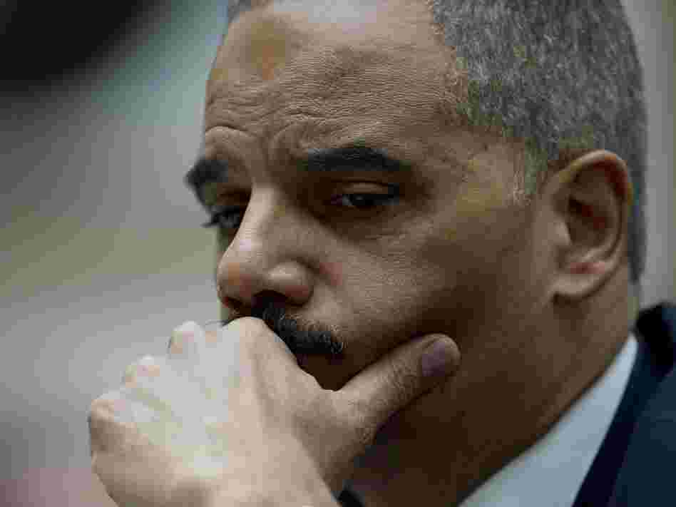 Attorney General Eric Holder during congressional testimony in 2011.