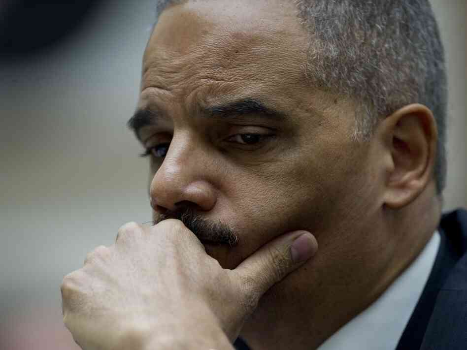 Attorney General Eric Holder during congressional testimony in 2011.