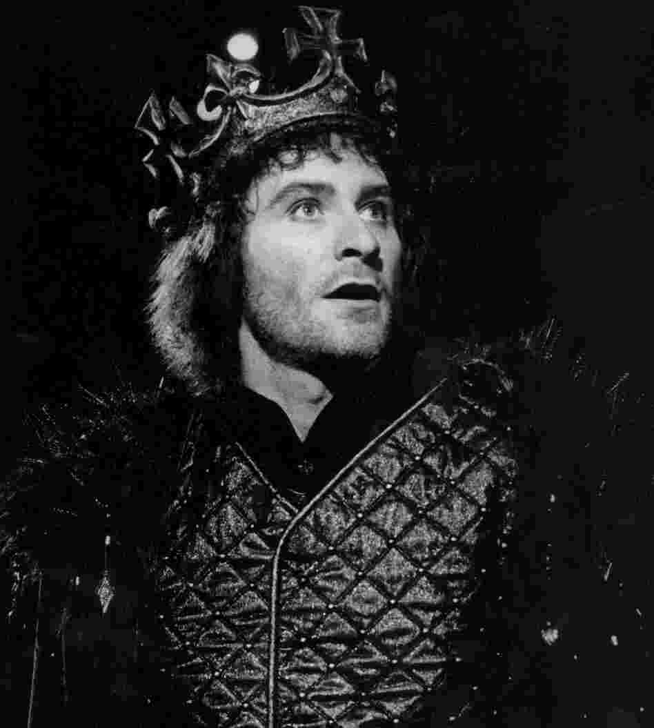 Kevin Kline in the 1983 Shakespeare in the Park production of Richard III, years after his first job at the Delacorte Theater carrying a spear in a different production of the same play.