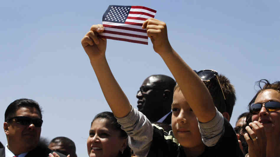 Audience members listen to President Obama speak about immigration reform at Chamizal National Memorial Park in El Paso, Texas, on May 10, 2011. Both Obama and Republican Mitt Romney see garnering Latino votes as critical to winning the fall election. Audience members listen to President Obama speak about immigration reform at Chamizal National Memorial Park in El Paso, Texas, on May 10, 2011. Both Obama and Republican Mitt Romney see garnering Latino votes as critical to winning the fall election.