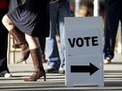 Voter walk outside of a polling place at the First Baptist Church of Windermere, in Orlando, Fla., during the state's primary on Jan. 31. Voter walk outside of a polling place at the First Baptist Church of Windermere, in Orlando, Fla., during the state's primary on Jan. 31.