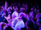 From the Bell House in Brooklyn, New York, the audience reacts to a gaffe from puzzlers puzzling on the Ask Me Another stage. From the Bell House in Brooklyn, New York, the audience reacts to a gaffe from puzzlers puzzling on the Ask Me Another stage.