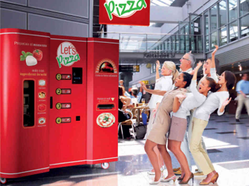 A promotional image for Let's Pizza.