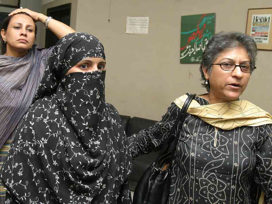 Sonia Naz (left) accused two Punjab police officers of extorting money from her and then sexually assaulting her after she complained to a court. Qureshi's investigation supported her claims, but he says he was forced out of a job as a result. Meanwhile, Naz's seven-year-old case has been revived by the Supreme Court.