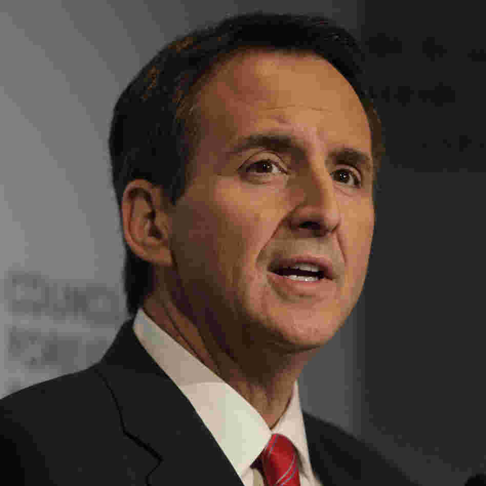 Former Minnesota Gov. Tim Pawlenty speaks at the Council on Foreign Relations in New York on June 28, 2011.