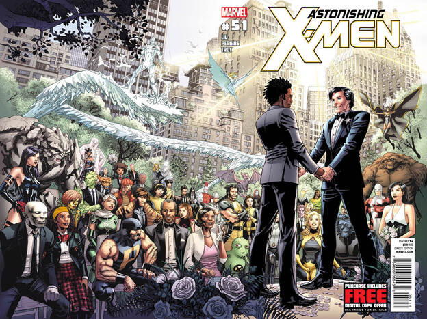 The cover art for "Astonishing X-Men #51."