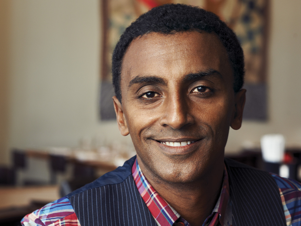 Marcus Samuelsson is the proprietor of Harlem's Red Rooster restaurant.