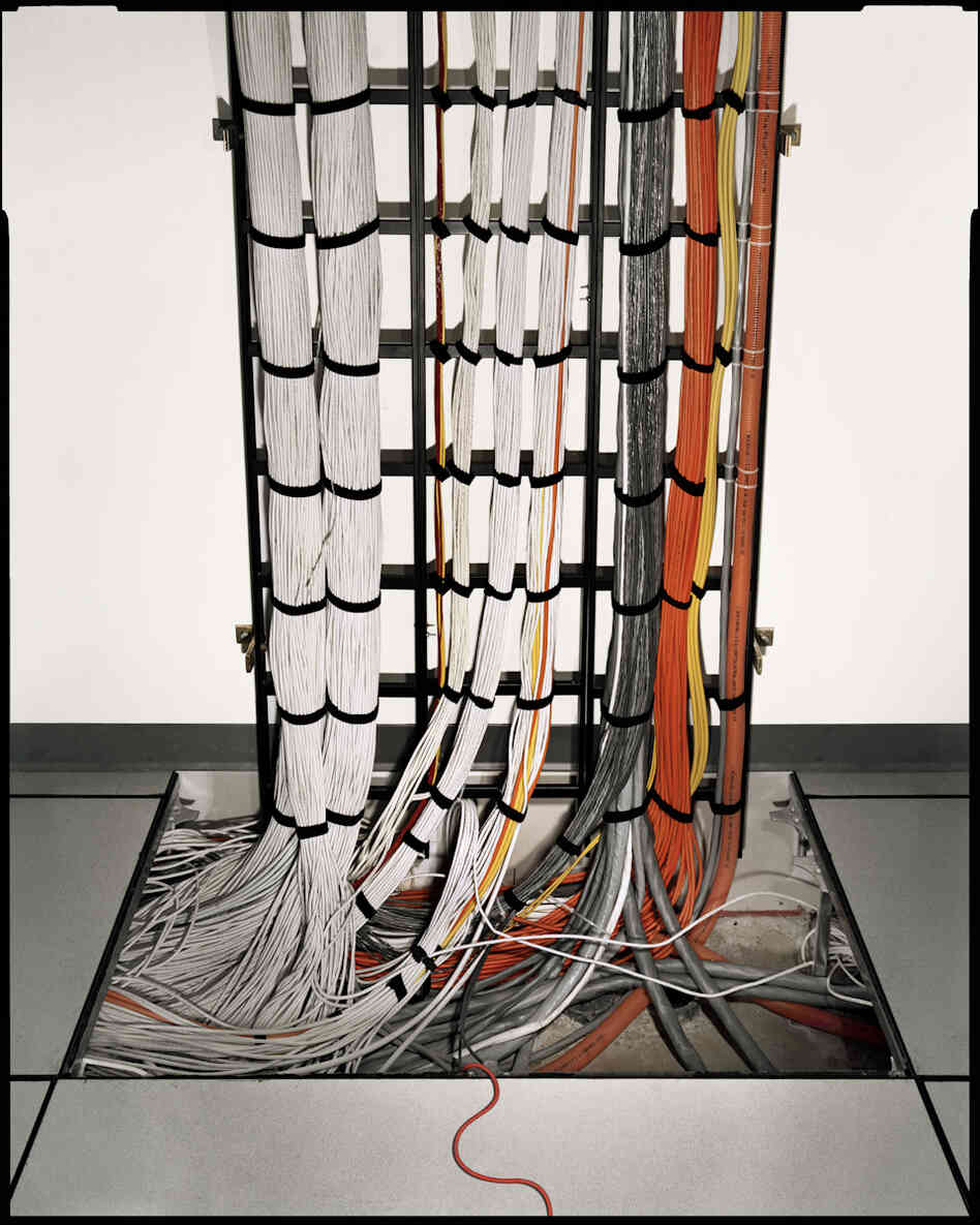 One story is about a man's private personal Internet, "a really obtuse idea," says Winters. So he went with the literal concept of the Internet as a series of tubes.