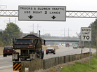 Traffic rolls past a speed limit sign in Ohio. Researchers believe they have found a new way to encourage drivers to stay within a safe driving speed: giving them a financial reward that diminishes as they speed. Traffic rolls past a speed limit sign in Ohio. Researchers believe they have found a new way to encourage drivers to stay within a safe driving speed: giving them a financial reward that diminishes as they speed.