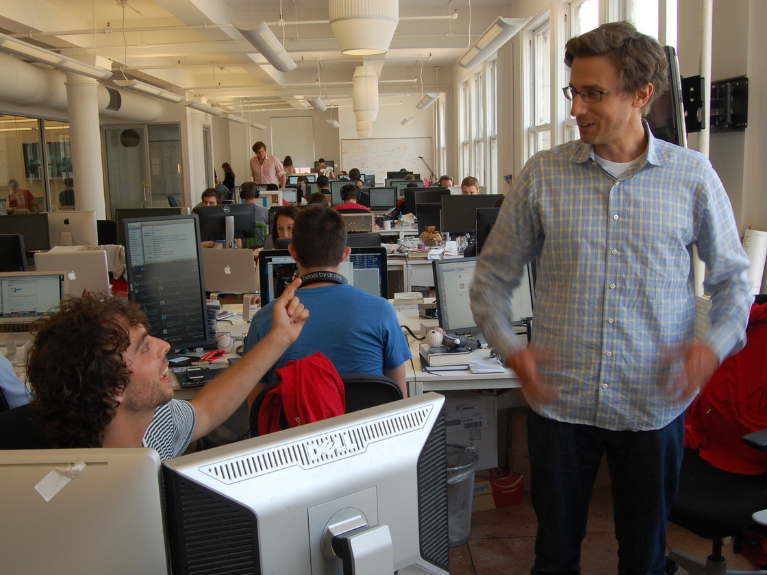 Matt Stopera (left) and Jonah Peretti (right)