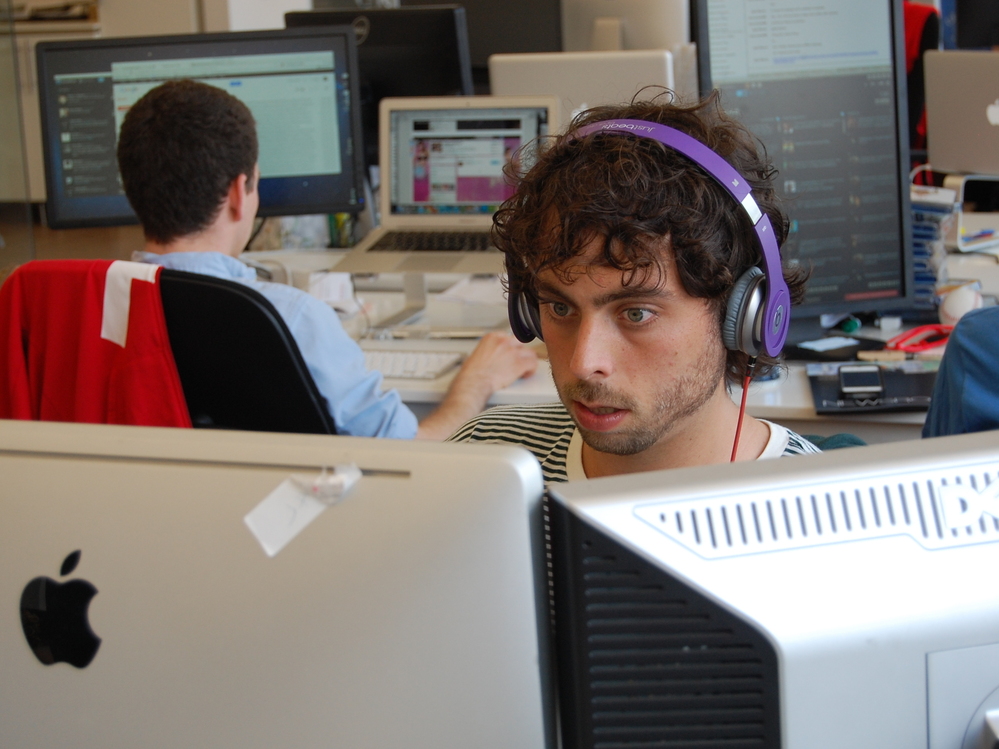 Matt Stopera, a senior editor at BuzzFeed combs the Internet for potentially viral content.