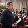 Venezuelan President Hugo Chavez, seen speaking during a TV program in Caracas on June 15, will compete with former opposition governor Henrique Capriles and other candidates in October's presidential elections.