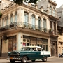 A vintage car on the streets of Cuba.
