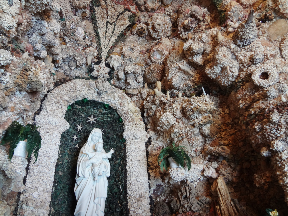 After he contracted pneumonia, Dobberstein — a priest, a geologist and artist — vowed he would build a shrine to the Virgin Mary if he survived. The Grotto of the Redemption is that shrine.