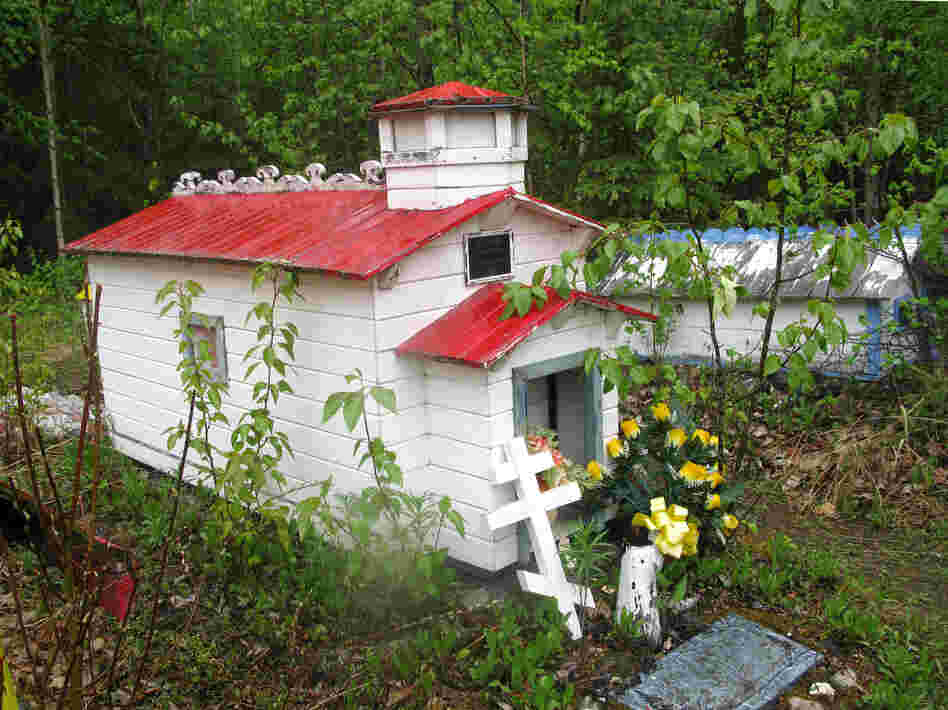 For the Dena'ina people, spirit houses provide a place to shelter the spirits of the dead, and to store their prized possessions.