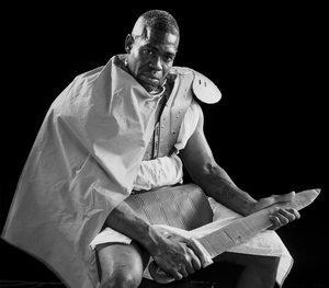 Terrence Williams plays a Roman soldier in The Life Of Jesus Christ, a play at the Louisiana State Penitentiary at Angola.
