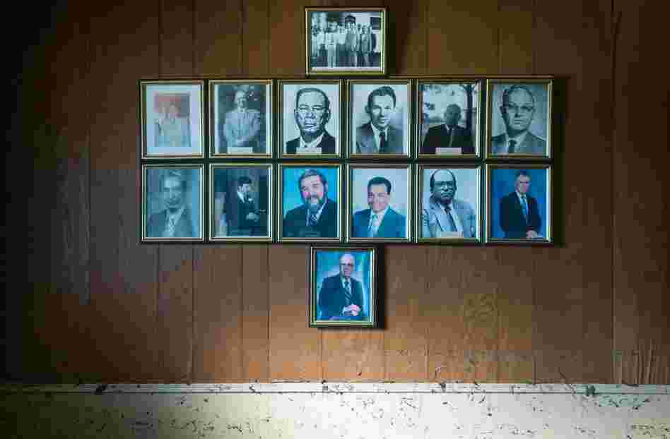 Pastors above the Flood Line, Live Oak Baptist Church, Pointe-aux-Chenes, Louisiana, 2008