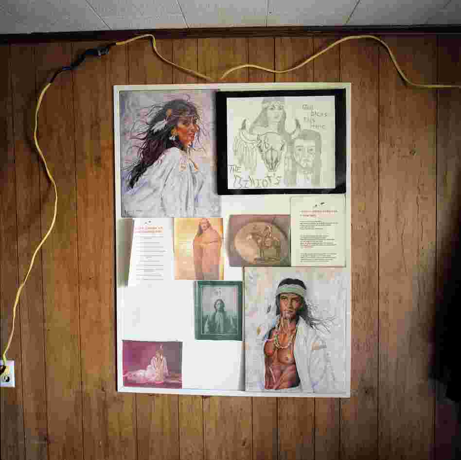 Wall inside Jake Billiot's Front Door, Point-aux-Chenes, Louisiana, 2010