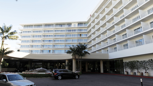 The Beverly Hilton Hotel in Beverly Hills, Calif. (AP)