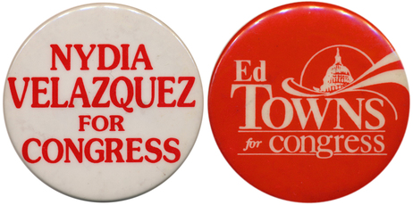 Velazquez faces a competitive challenge in Tuesday's primary; the battle to succeed Towns has ugly overtones. Velazquez faces a competitive challenge in Tuesday's primary; the battle to succeed Towns has ugly overtones.