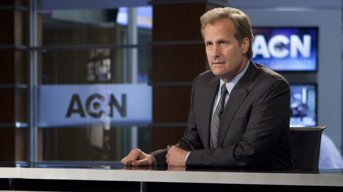 Jeff Daniels stars in HBO's new series, The Newsroom.