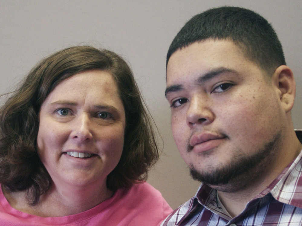 Mikala Rahn founded Learning Works, a charter school for students who have dropped out of traditional schools. Carlos Cruz, 24, is a graduate of the program and now works there.