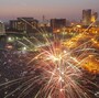 Fireworks illuminate Tahrir Square in Cairo, Egypt, on Sunday to celebrate the victory of Mohammed Morsi in the country's presidential election.