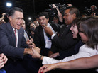 Republican presidential candidate Mitt Romney greets attendees at the conference of the National Association of Latino Elected and Appointed Officials in Orlando, Fla., on June 21. The presumptive GOP nominee took knocks from congressional Republicans during the party's presidential primaries. Republican presidential candidate Mitt Romney greets attendees at the conference of the National Association of Latino Elected and Appointed Officials in Orlando, Fla., on June 21. The presumptive GOP nominee took knocks from congressional Republicans during the party's presidential primaries.