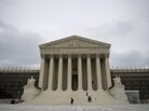 Waiting for word: The U.S. Supreme Court building. Waiting for word: The U.S. Supreme Court building.