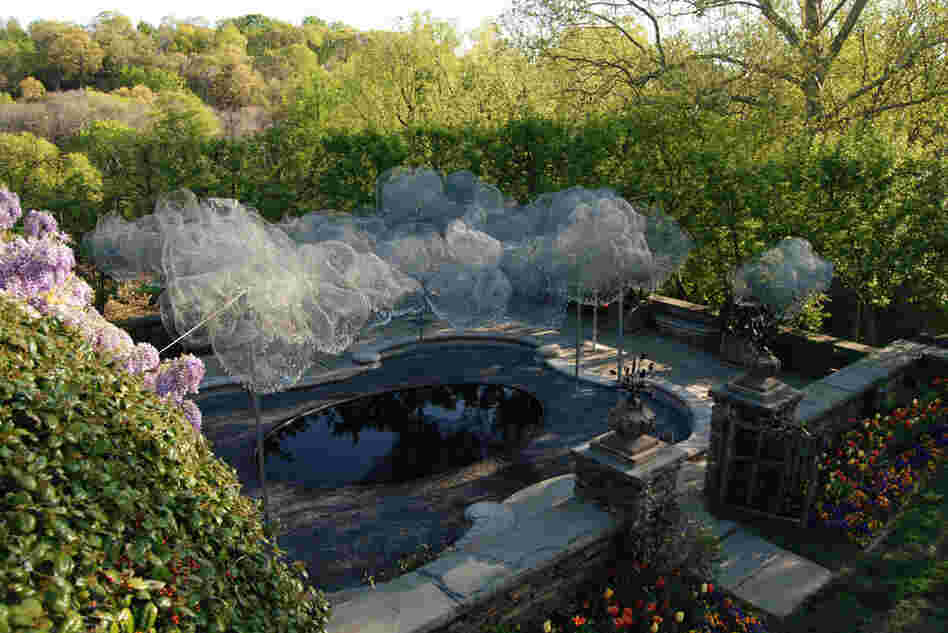 Cao and Perrot's Cloud Terrace was designed to extend the shade of surrounding trees across the terrace it adorns in Washington, D.C.
