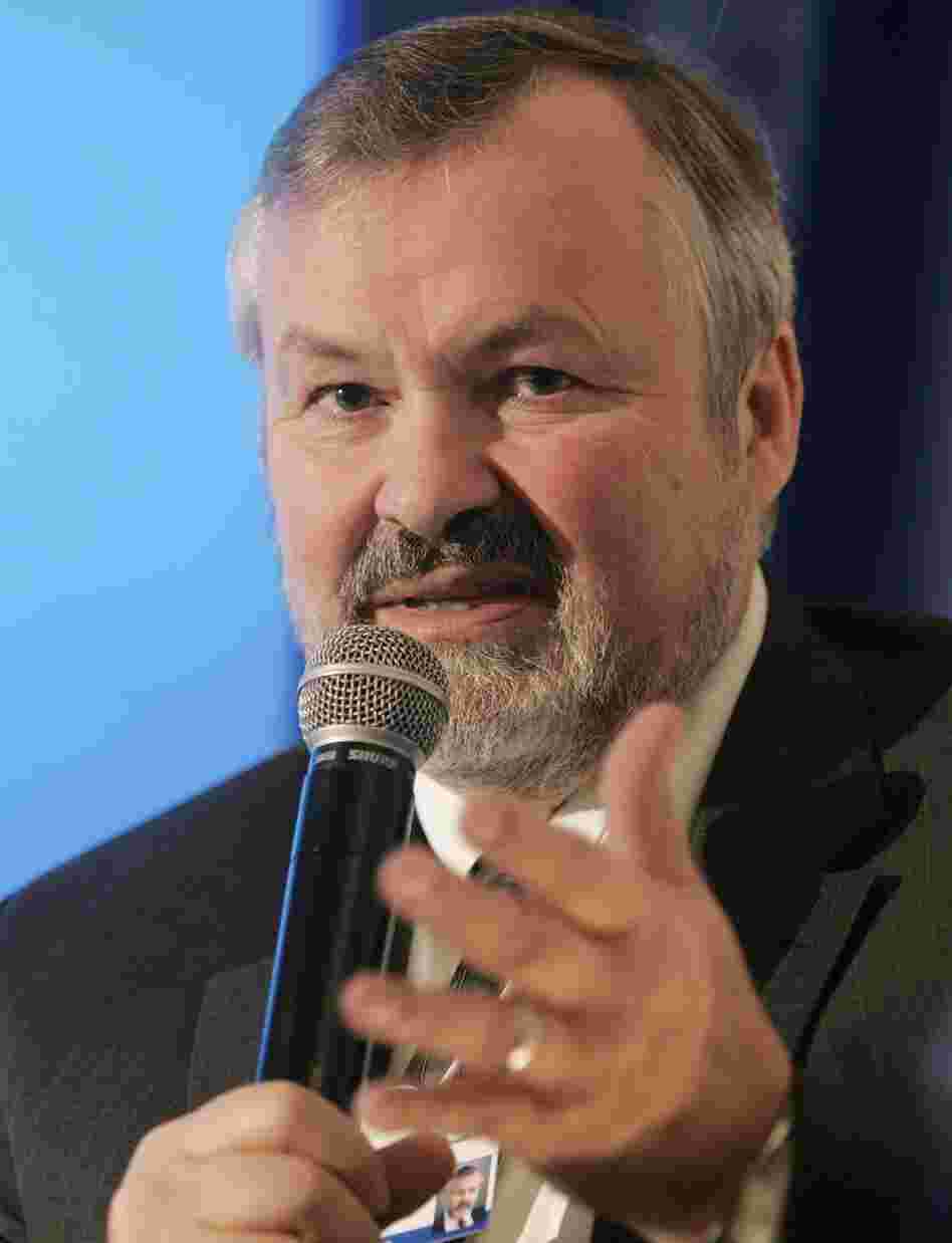 George Halvorson, chairman and CEO of Kaiser Permanente, speaks during a session at the World Economic Forum in Davos, Switzerland, in 2009.