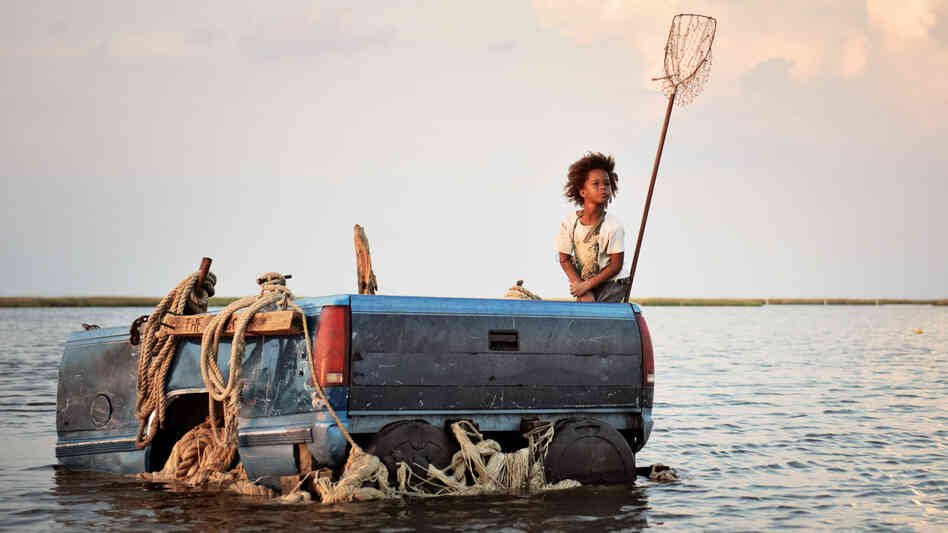 Quvenzhane Wallis, who was 6 at the time of production, plays Hushpuppy in Beasts of the Southern Wild, a fantastical tale about self-reliance and community after a storm in Louisiana. Quvenzhane Wallis, who was 6 at the time of production, plays Hushpuppy in Beasts of the Southern Wild, a fantastical tale about self-reliance and community after a storm in Louisiana.