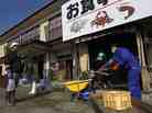 Markets in the port city of Soma, in Fukushima, Japan, are once again selling local seafood. In this file photo, volunteers help clean up a Soma seafood restaurant damaged in last March's tsunami and earthquake. Markets in the port city of Soma, in Fukushima, Japan, are once again selling local seafood. In this file photo, volunteers help clean up a Soma seafood restaurant damaged in last March's tsunami and earthquake.