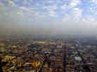 In heavily polluted Mexico City, crime writer Paco Ignacio Taibo II describes his exhausted detective Hector Belascoaran Shayne as looking out at his hometown and seeing "a city that was trying to hide itself in the smog." In heavily polluted Mexico City, crime writer Paco Ignacio Taibo II describes his exhausted detective Hector Belascoaran Shayne as looking out at his hometown and seeing "a city that was trying to hide itself in the smog."