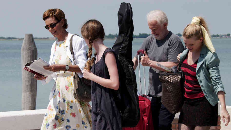In Unforgivable, Francis (Andre Dussollier) awakens to the tensions in his marriage to Judith (Carole Bouquet, far left) when his daughter, Alice (Melanie Thierry, far right), and granddaughter come for a summer visit. In Unforgivable, Francis (Andre Dussollier) awakens to the tensions in his marriage to Judith (Carole Bouquet, far left) when his daughter, Alice (Melanie Thierry, far right), and granddaughter come for a summer visit.