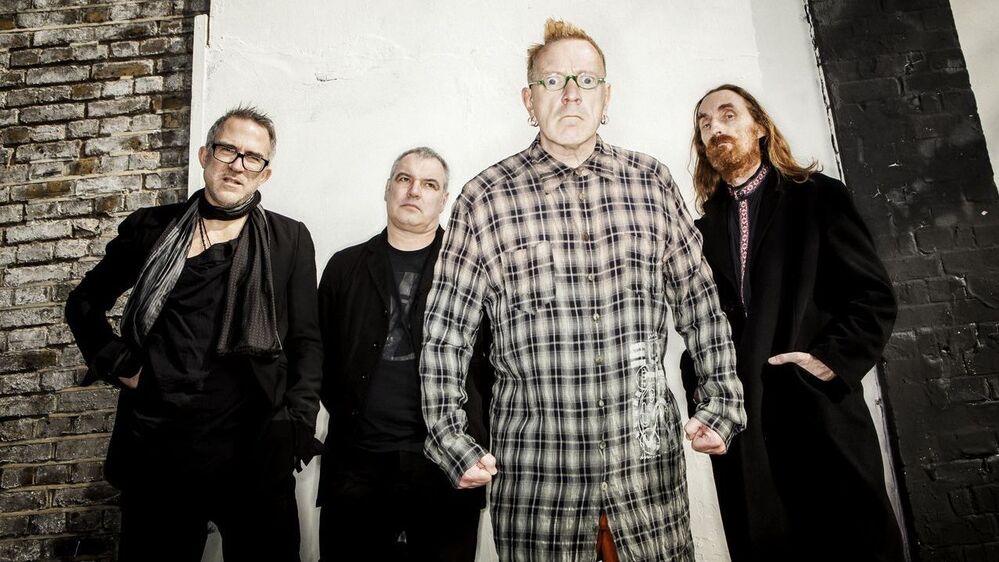 John Lydon (center right) of Public Image Ltd.