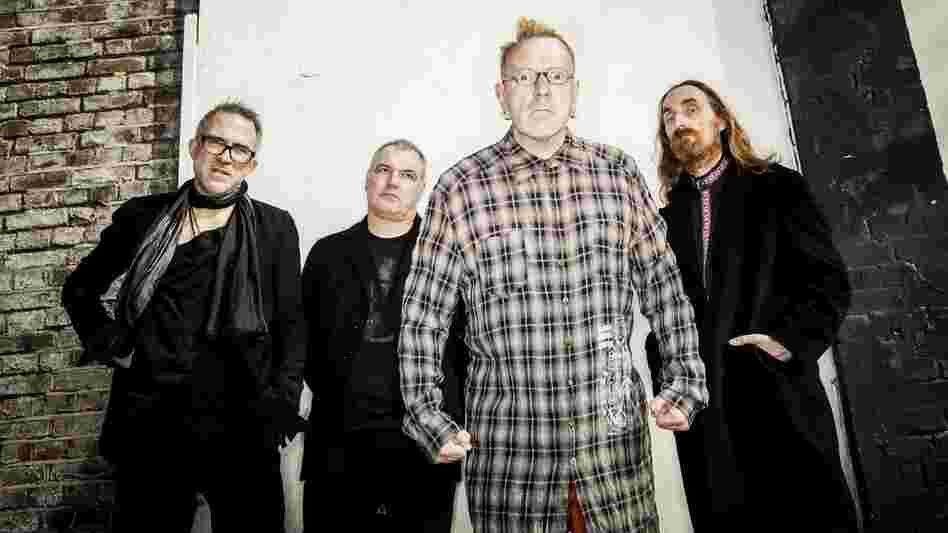 John Lydon (center right) of Public Image Ltd.