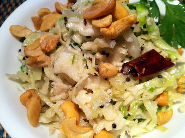 Kerala Cabbage Coconut Coleslaw