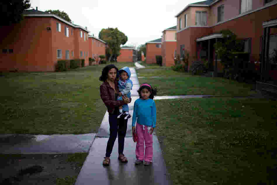 Alma de Jesus immigrated when she was 6. After finishing her degree, she has been unable to get a full-time job due to her status. Because she is older than 30, she won't be eligible for Obama's deferred action program, but she says she is hopeful that her children, both U.S. citizens, will have bright futures.