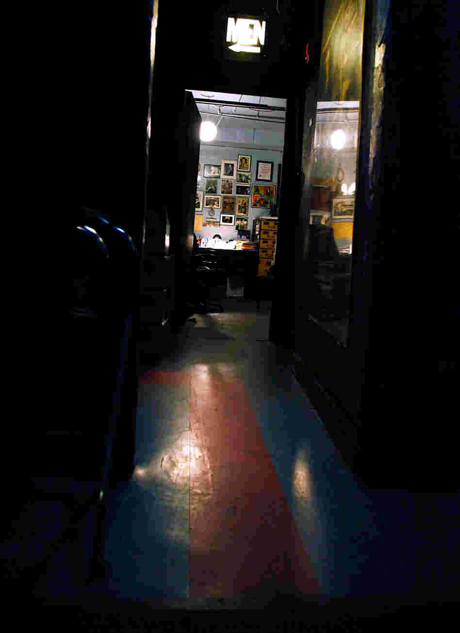 The clearly marked but winding trail to the men's room was immortalized in the title of Chris Potter's album Follow the Red Line, recorded live at the club and released in 2007. Along the way, it snakes past the Vanguard's famed kitchen, which now doubles as both office and green room.