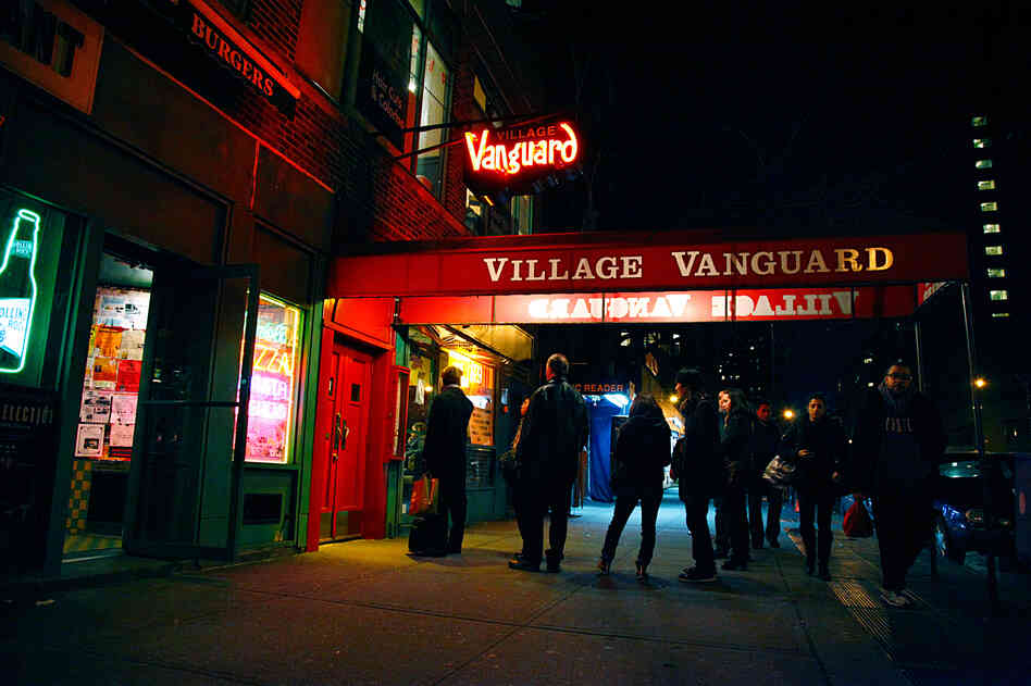 The Village Vanguard's awning and sign have become iconic among jazz aficionados.