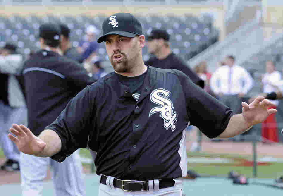 New Chicago White Sox third baseman Kevin Youkilis is shown during pre-game warmups prior to a baseball game against the Minnesota Twins on Monday.