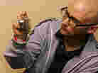 Moby takes pictures of The Hives guitarist Nicholaus Arson in 2002.