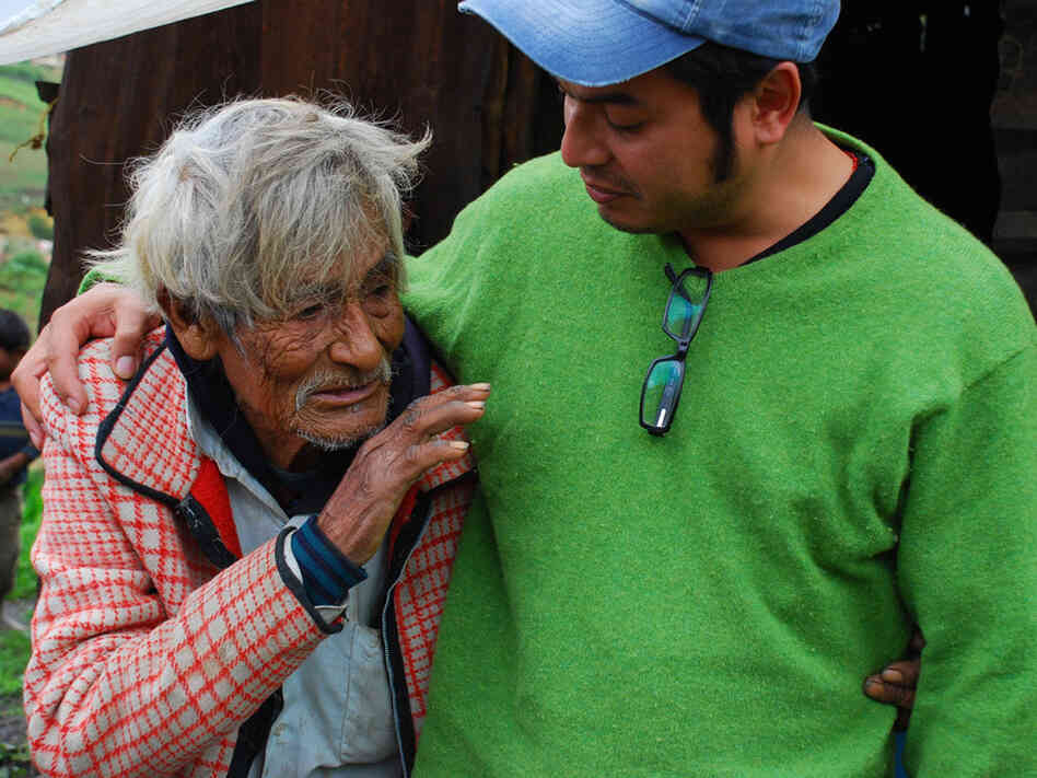 Don Telesforo with Ruben Luengas.