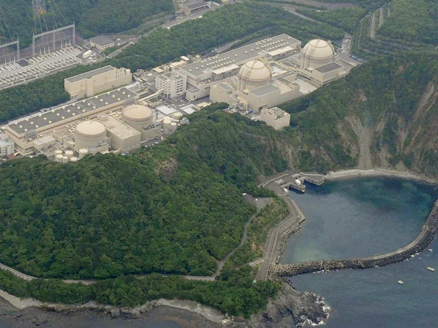 The Japanese government may restart one of the two nuclear reactors at the Oi power plant (shown here June 15) in Fukui prefecture as early as July 1. Public concern forced the shutdown of the country's 50 nuclear reactors after the Fukushima disaster last year.