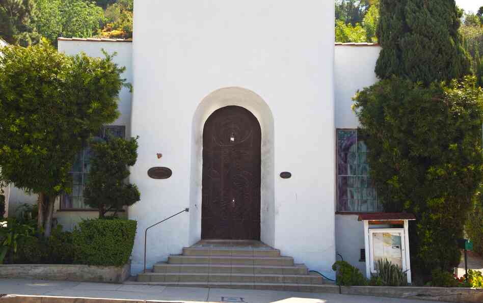 "All things considered, my favorite place in L.A. Architecturally it's pretty simple, like a humble little mission chapel. ... [It's] currently an L.A. outpost of the international theosophical society ... and in its past it was ... a directors club where Orson Welles staged plays [and] a little lecture hall where Carl Jung and Aldous Huxley spoke."