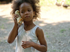 Hatching A Star: The tenacious Hushpuppy, of Benh Zeitlin's Beasts of the Southern Wild, is played by the equally fearless Quvenzhane Wallis, who was plucked for the role from a Louisiana elementary school. "It was an absolute miracle that we found her," Zeitlin says. Hatching A Star: The tenacious Hushpuppy, of Benh Zeitlin's Beasts of the Southern Wild, is played by the equally fearless Quvenzhane Wallis, who was plucked for the role from a Louisiana elementary school. "It was an absolute miracle that we found her," Zeitlin says.